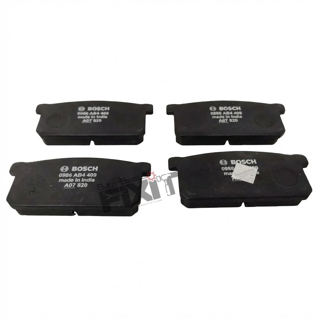 High-performance front brake pad set replacement for Gypsy 1985-2020 showing heavy-duty connector pins and clean unit housing assembly.