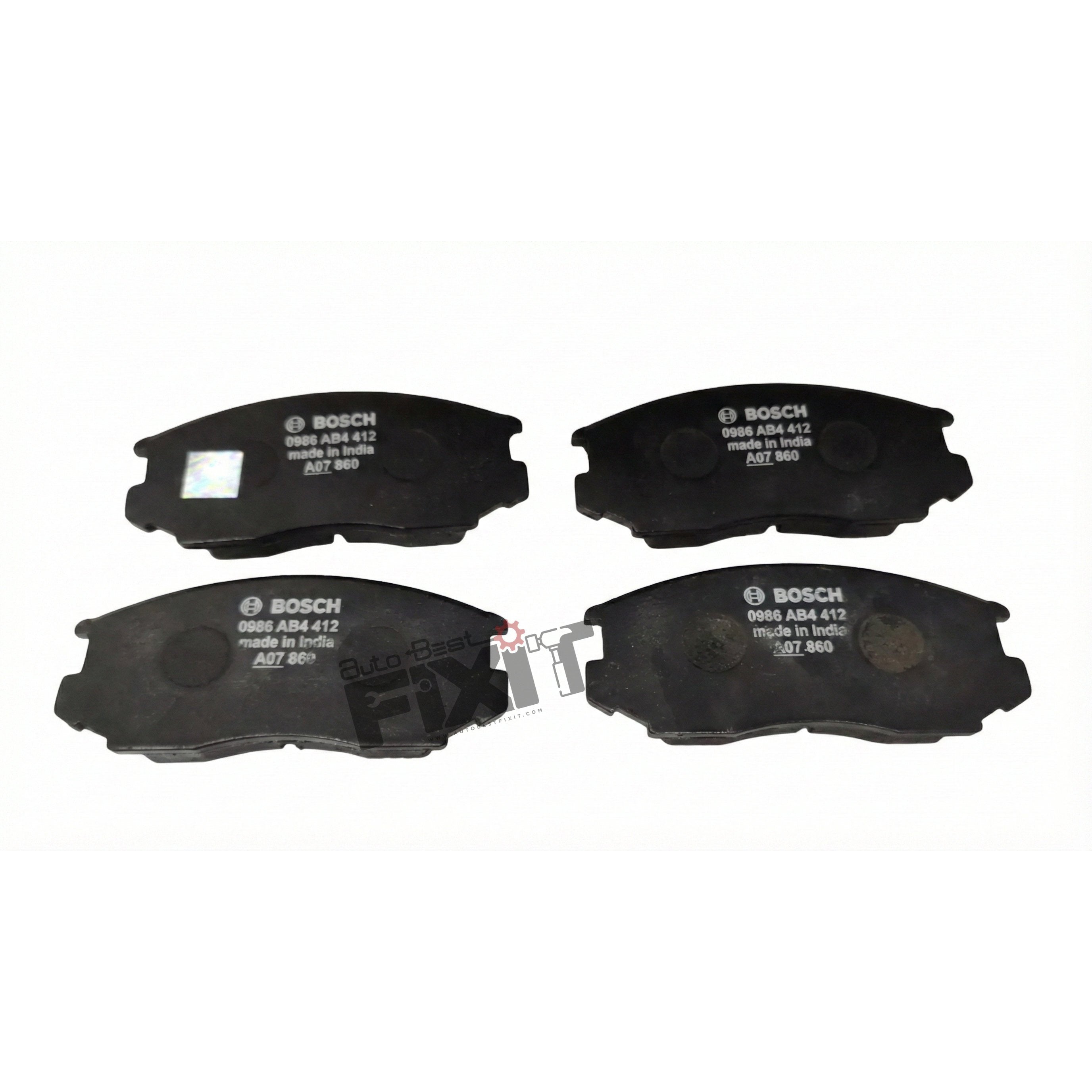 BOSCH FRONT BRAKE PAD SET-LANCER 1995-2004 Compatible with MITSUBISHI LANCER MK VI Vehicle_1