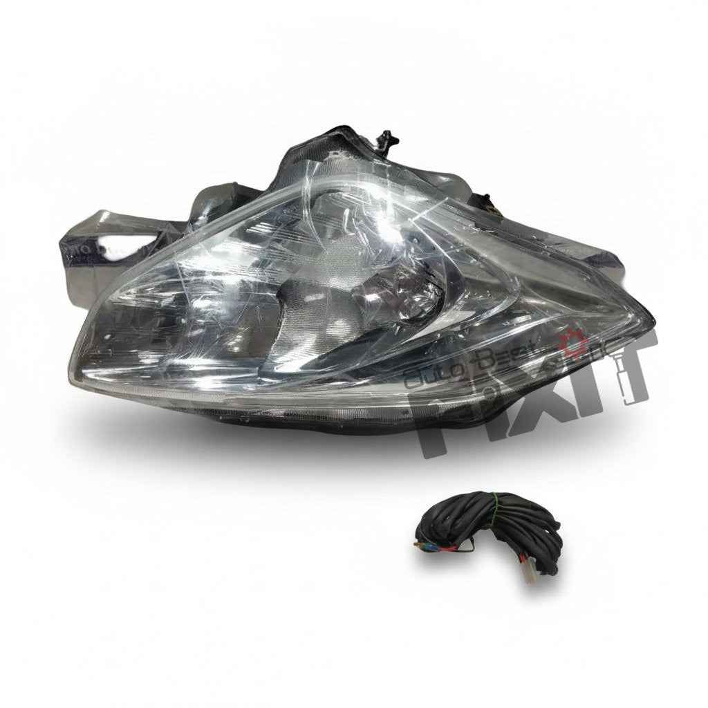 LUMAX HEADLIGHT UNIT SWFT DRL IND 2018 WITH MOTOR RIGHT-DZIRE 3RD GEN 2017-NOW PTL Compatible with MARUTI SWIFT Vehicle