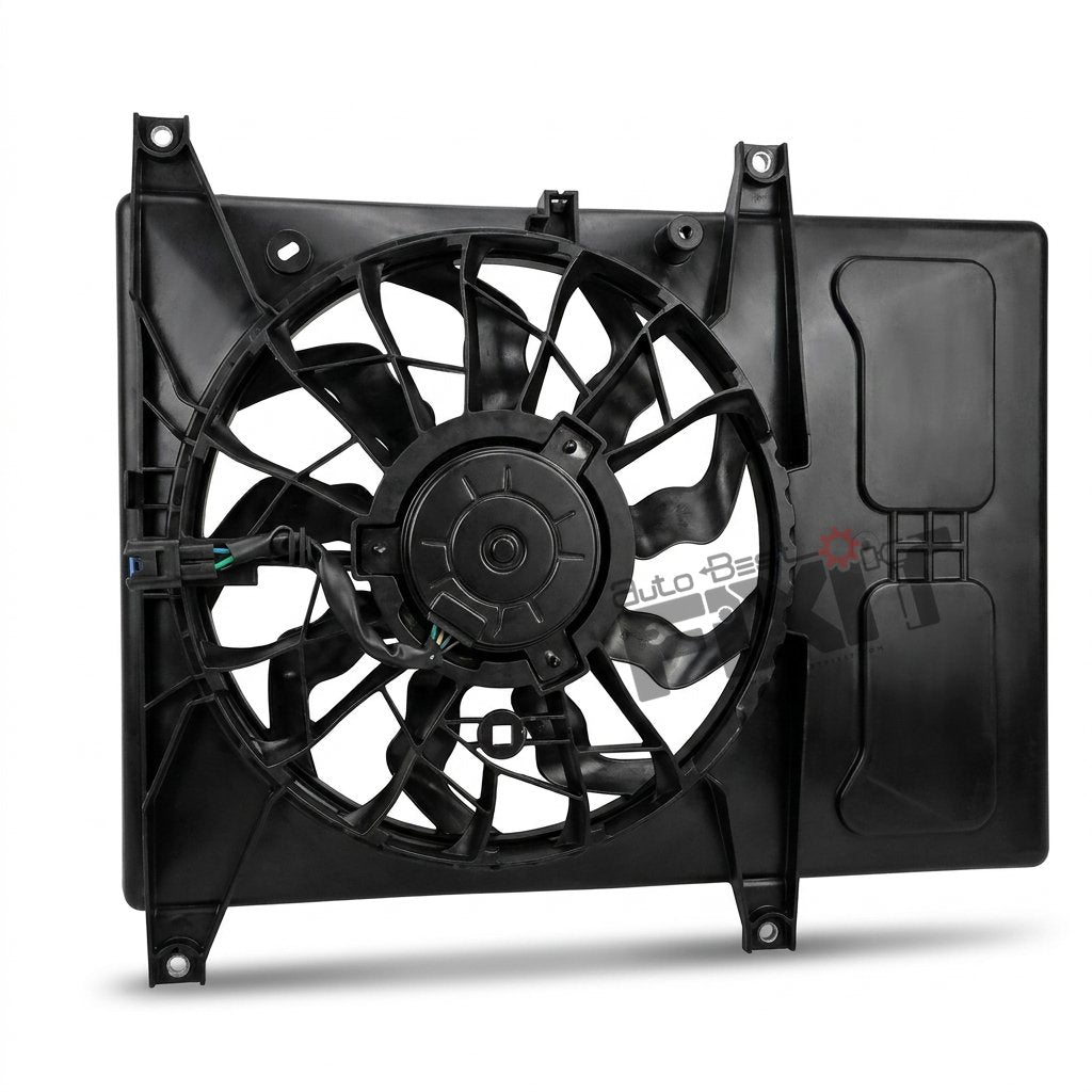 HANON FAN & SHROUD ASSY | MARUTI ERTIGA 1ST GEN (2012-2015), ERTIGA 1ST GEN F/L (2015-2018), SWIFT 2ND GEN (2011-2014), SWIFT 2ND GEN F/L (2014-2016), SWIFT DZIRE 2ND GEN (2012-2015), SWIFT DZIRE 2ND GEN F/L (2015-2016) DSL Compatible with MARUTI ERTIGA Vehicle