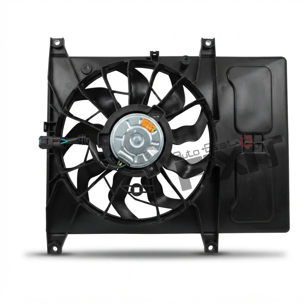 HANON FAN & SHROUD ASSY | MARUTI ERTIGA 1ST GEN (2012-2015), ERTIGA 1ST GEN F/L (2015-2018), SWIFT 2ND GEN (2011-2014), SWIFT 2ND GEN F/L (2014-2016), SWIFT DZIRE 2ND GEN (2012-2015), SWIFT DZIRE 2ND GEN F/L (2015-2016) DSL Compatible with MARUTI ERTIGA Vehicle_1