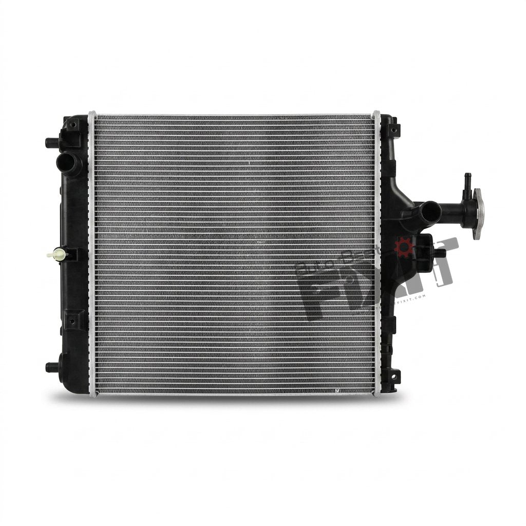 High-performance radiator assy replacement for S-Presso 2022-Now showing heavy-duty connector pins and clean unit housing assembly.
