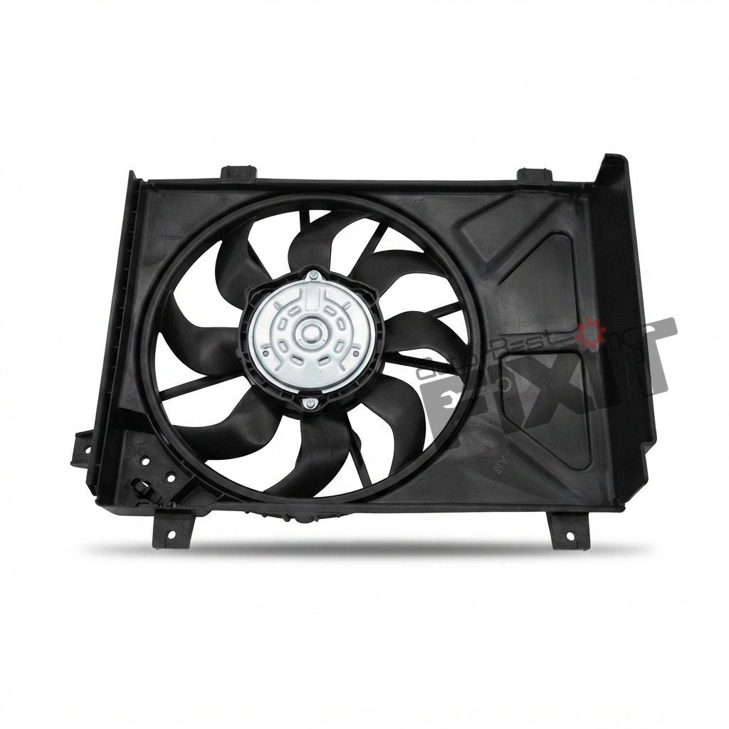 HANON KAPPA FAN & SHROUD (140W) | HYUNDAI I10 1ST GEN (2008-2010), I10 1ST GEN F/L (2010-2013) PTL Compatible with HYUNDAI I10 Vehicle_2