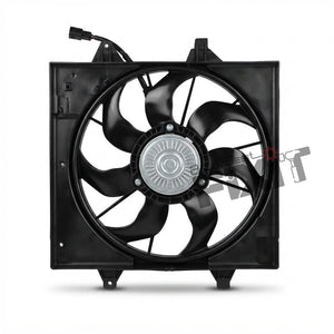 HANON FAN & SHROUD ASSY U2 | HYUNDAI AURA 1ST GEN (2020-2023), GRAND I10 NIOS (2019-2022) DSL Compatible with HYUNDAI AURA Vehicle_1