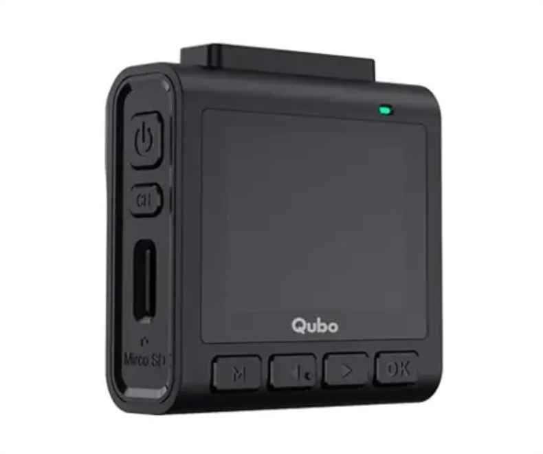 Rear camera unit of the QUBO 2.7K Front and Rear Dash Cam