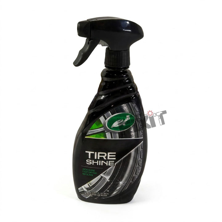 Turtle Wax Wet 'N Black Ultra Wet Tyre Shine 680 ml | Tyre Shine Spray for Deep Black Wet-Look Finish