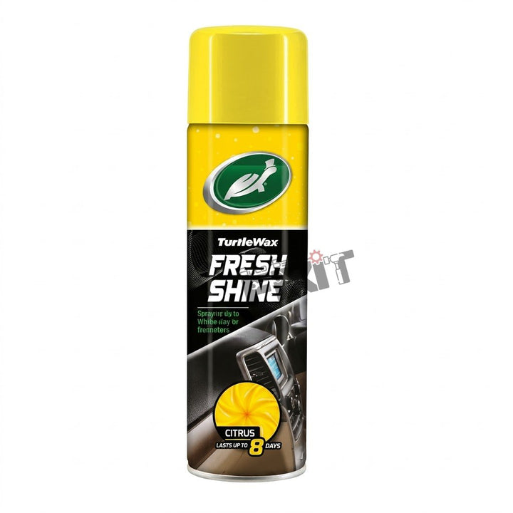 Turtle Wax Fresh Shine Citrus Dashboard Shiner 500 ml | Dashboard Shiner & Polish for Interior Plastic Shine