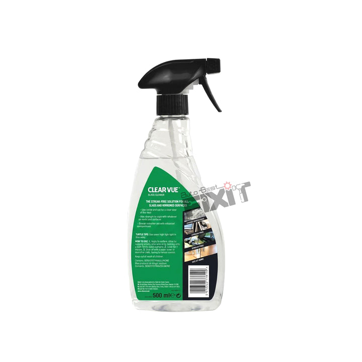 Turtle Wax Clear Vue Glass Cleaner 300 ml | Car Glass Cleaner for Streak-Free Windshield & Windows