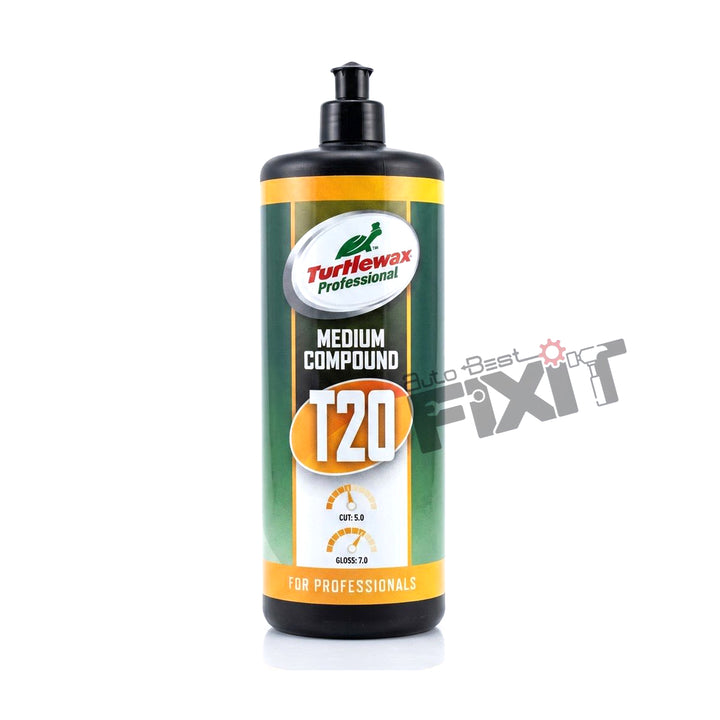 Turtle Wax T20 Medium Coarse Cutting Compound 1 L | Professional Car Polishing Compound for Machine Correction