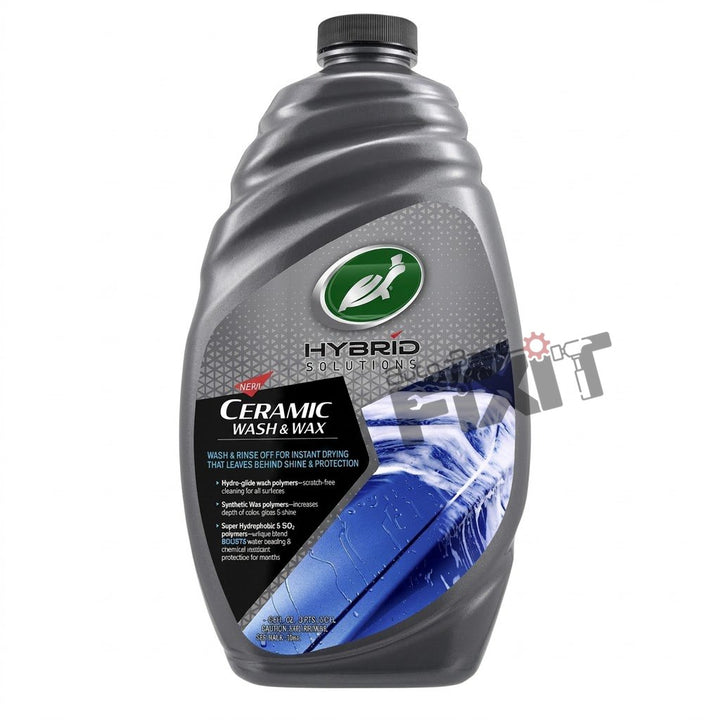 Turtle Wax Hybrid Solutions Ceramic Wash & Wax Car Shampoo 1420 ml | Car Wash Shampoo with Wax for Foam Wash & Shine