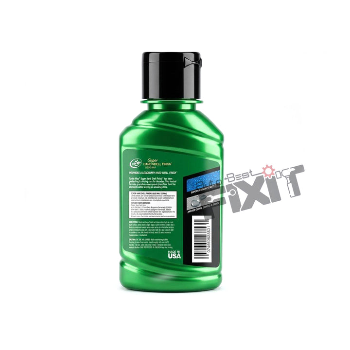 Turtle Wax Super Hard Shell Liquid Wax 100 ml | Liquid Car Wax for Long-Lasting Shine & Protection