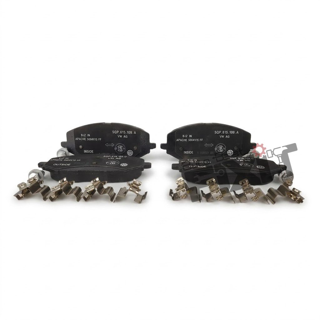 Volkswagen Taigun / Skoda Kushaq Front Brake Pads Set (Petrol) | 2021 Onwards | VAG Genuine