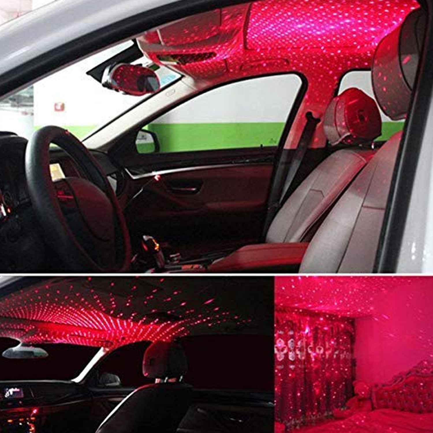 7290 Multipurpose Laser Light Light Galaxy Night Sky Ambiance Laser Micro Projector Atmosphere Ambient Roof Usb Light Car Ceiling Bedroom For Party (1 Pc)