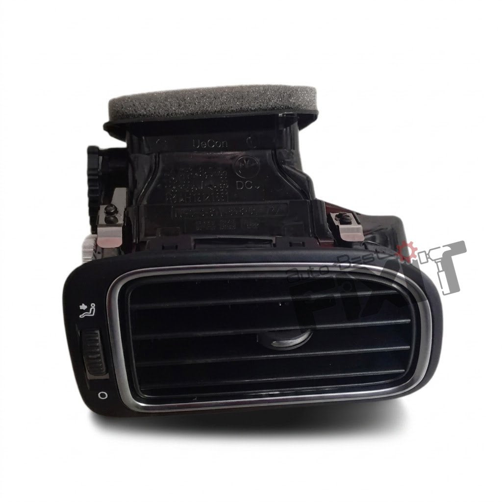 Volkswagen Polo & Ameo Dashboard AC Air Vent – Left, Satin Black Chrome | 2009–2020 | VAG Genuine