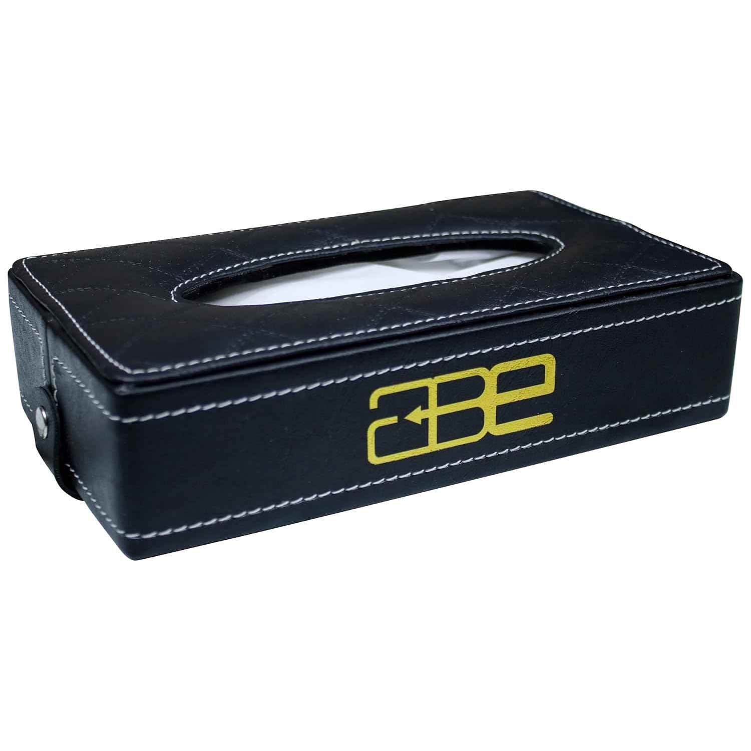 Premium Leather Car Tissue Box/Napkin Box Holder/Car Tissue Paper Holder with Tissue Paper/Compatible with All Cars