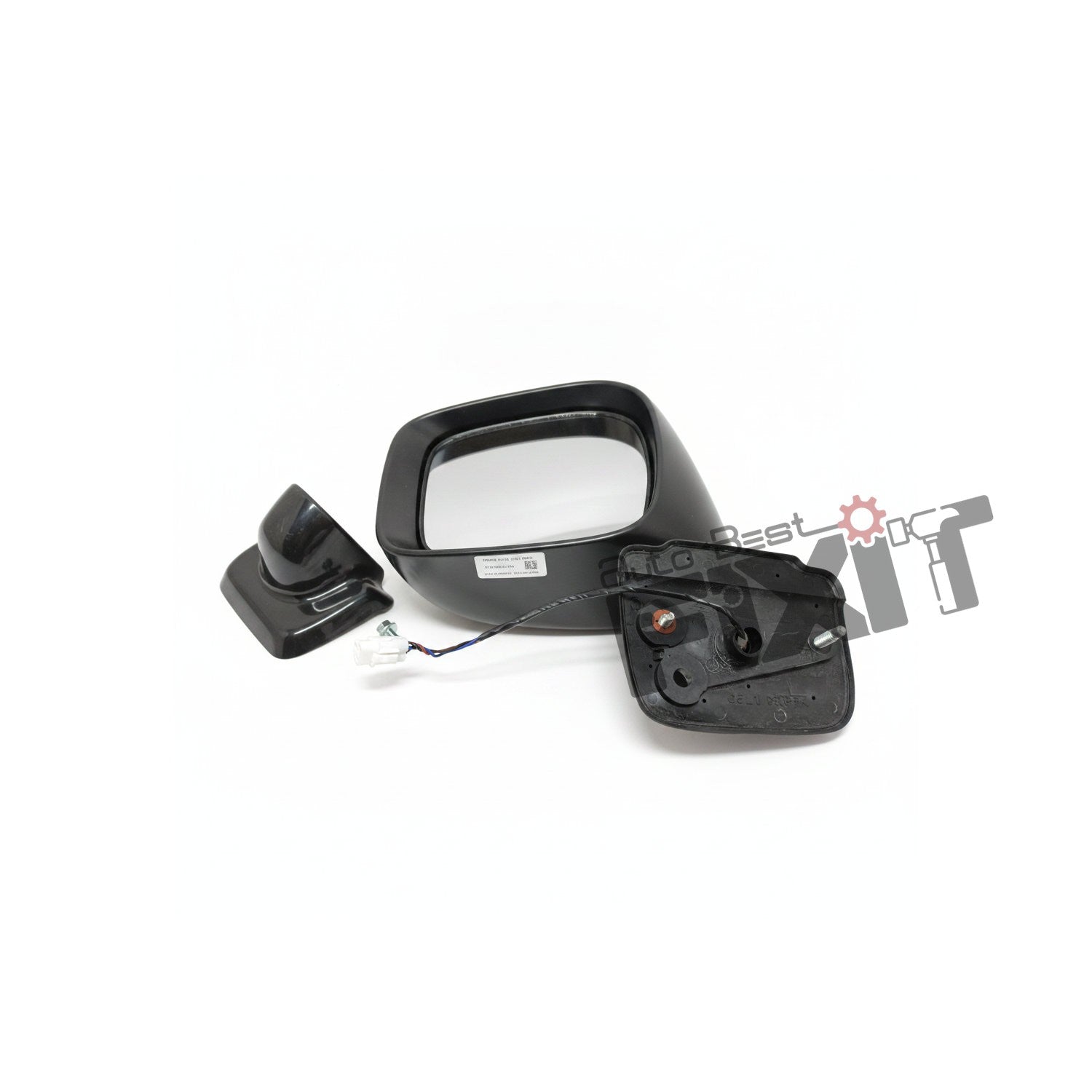 MARUTI SUZUKI MIRROR ASSYOUT REAR VIEWL-ZEN ESTILO 2ND GEN 2009-2013 Compatible with MARUTI ZEN ESTILO F/L Vehicle_1