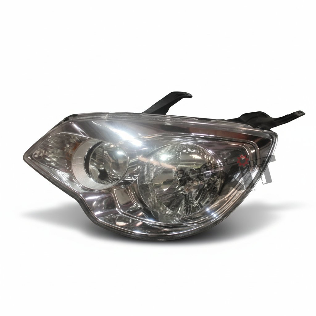 FORD HEADLAMP ASSY LH. (CHROME) TY-2-FIESTA 2008-2015 Compatible with FORD FIESTA CLASSIC Vehicle