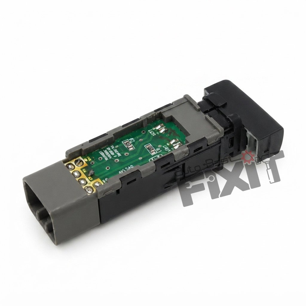 HANON REC SWITCH ASSY 32 MM | HYUNDAI I10 1ST GEN (2008-2010), I10 1ST GEN F/L (2010-2013) PTL Compatible with HYUNDAI I10 Vehicle_4