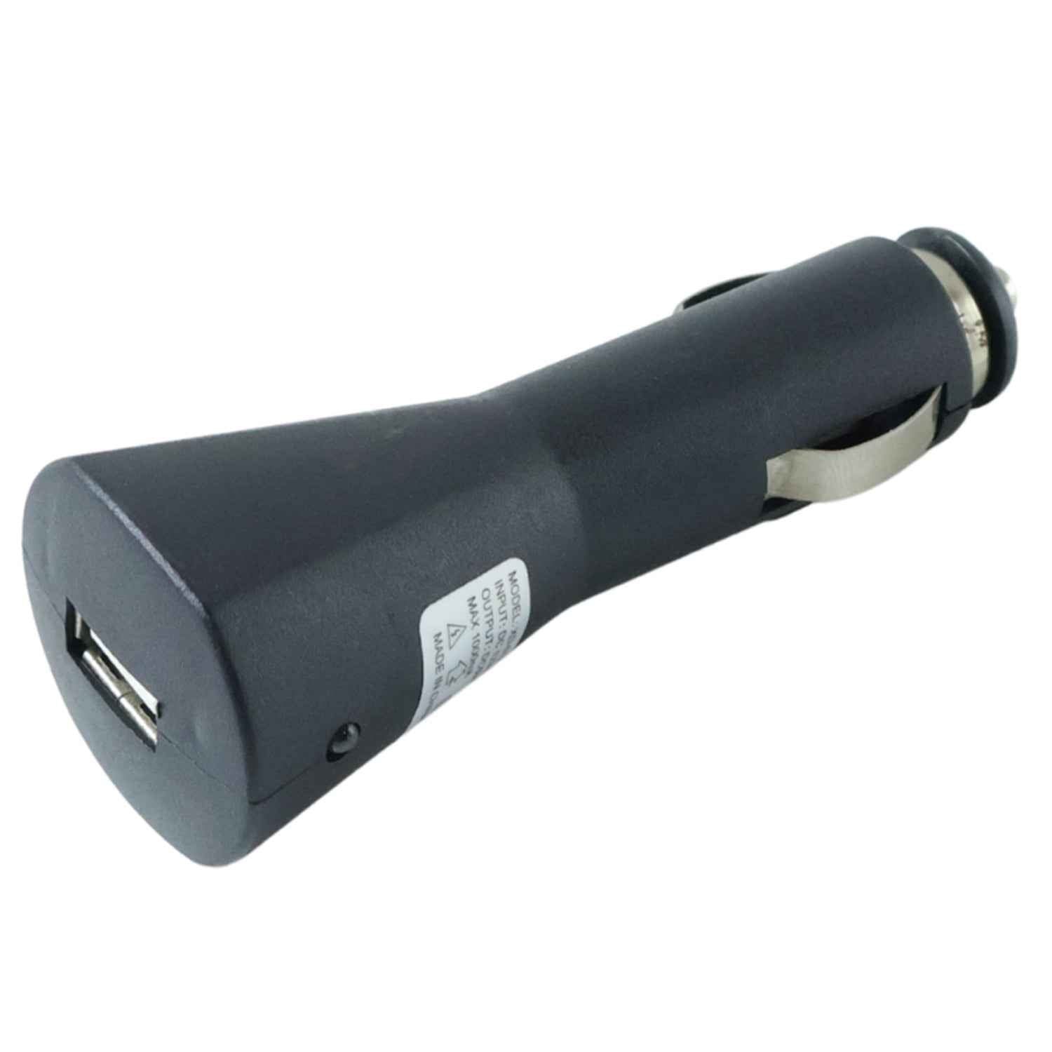 12v Single Usb Car Charger Adapter For Mobile Charging (1 Pc)