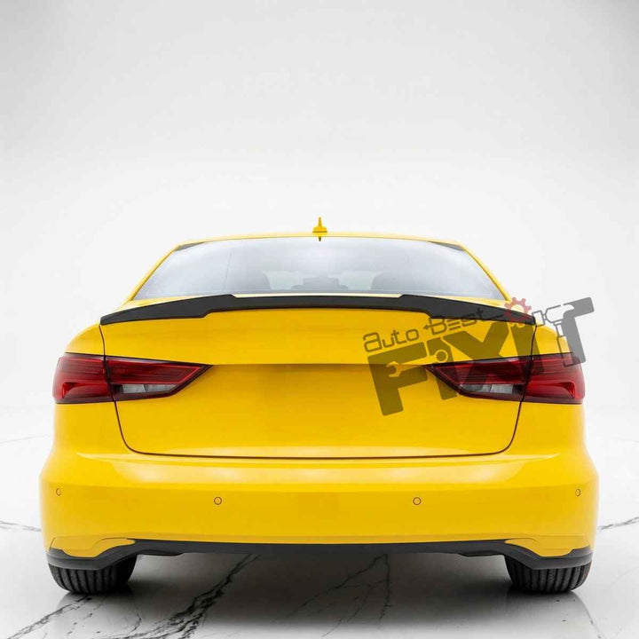 Audi A3 (2014-20) M4 Style Spoiler - Gloss Black | ABS Plastic Material | Custom-Fit Add-On