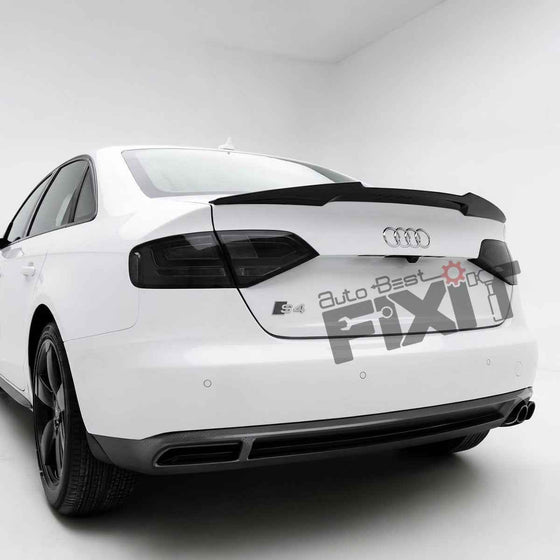 Audi A4 (2008-12) M4 Style Spoiler - Gloss Black | ABS Plastic Material | Custom-Fit Add-On