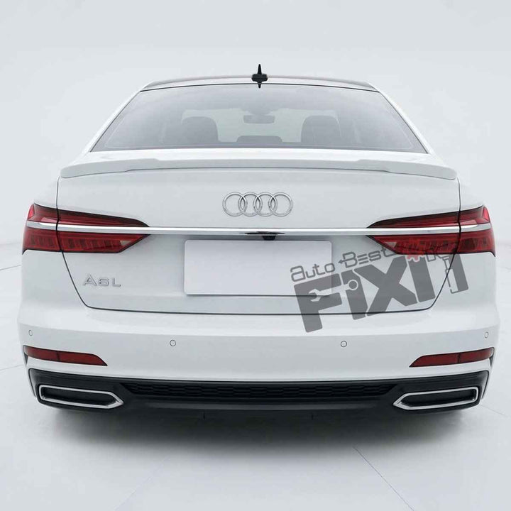 Audi A6 (C8) (2021-27) Lip Spoiler - Gloss Black | ABS Plastic Material | Custom-Fit Add-On