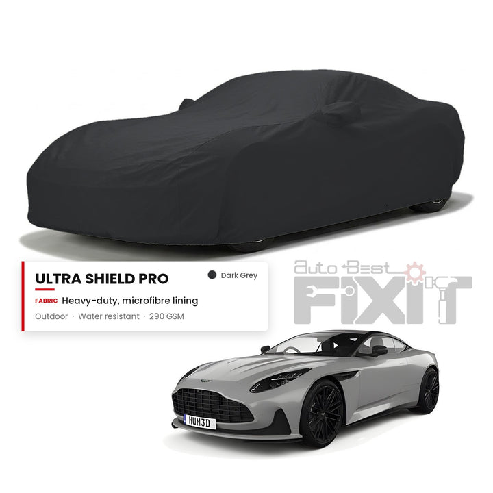 Aston Martin DB12 Car Body Cover Waterproof, Scratch Proof with Cotton Lining, Mirror & Antenna Pockets