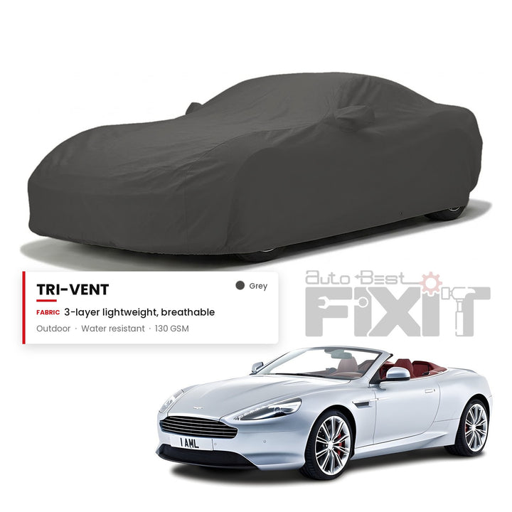 Aston Martin DB9 Car Body Cover Waterproof, Scratch Proof with Cotton Lining, Mirror & Antenna Pockets