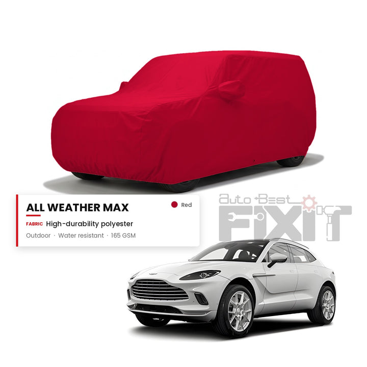 Aston Martin DBX Car Body Cover Waterproof, Scratch Proof with Cotton Lining, Mirror & Antenna Pockets