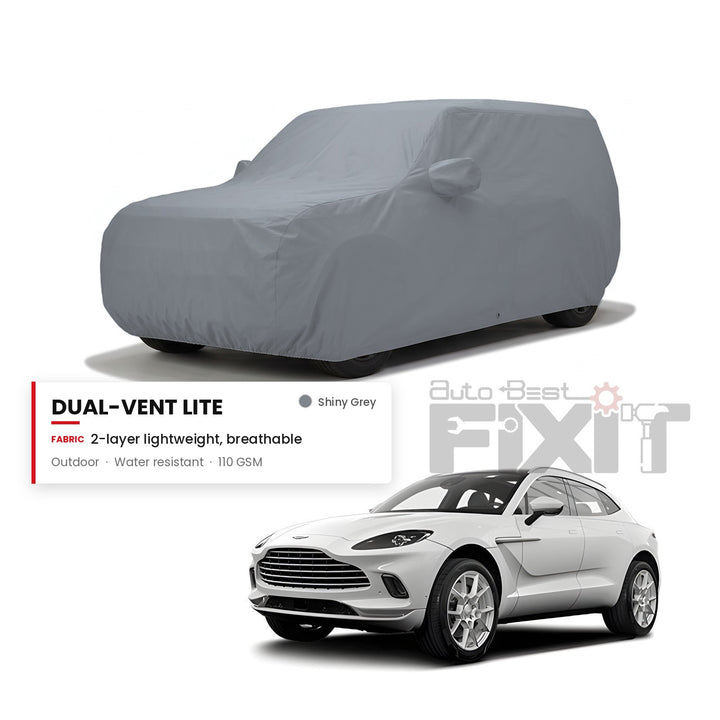 Aston Martin DBX Car Body Cover Waterproof, Scratch Proof with Cotton Lining, Mirror & Antenna Pockets