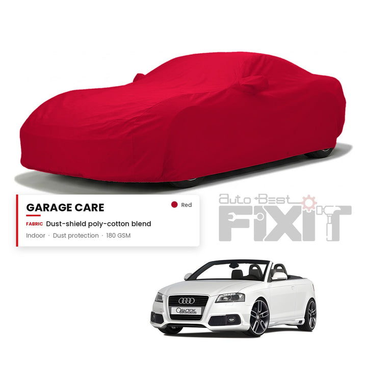 Audi A3 Cabriolet Car Body Cover Waterproof, Scratch Proof with Cotton Lining, Mirror & Antenna Pockets
