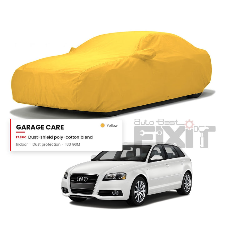 Audi A3 Car Body Cover Waterproof, Scratch Proof with Cotton Lining, Mirror & Antenna Pockets