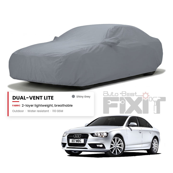 Audi A4 Car Body Cover Waterproof, Scratch Proof with Cotton Lining, Mirror & Antenna Pockets
