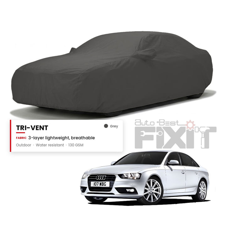 Audi A4 Car Body Cover Waterproof, Scratch Proof with Cotton Lining, Mirror & Antenna Pockets