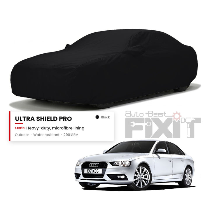 Audi A4 Car Body Cover Waterproof, Scratch Proof with Cotton Lining, Mirror & Antenna Pockets