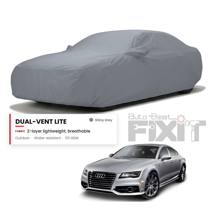 Audi A7 Car Body Cover Waterproof, Scratch Proof with Cotton Lining, Mirror & Antenna Pockets