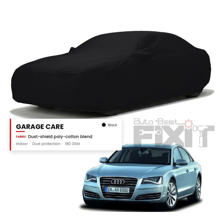 Audi A8 Car Body Cover Waterproof, Scratch Proof with Cotton Lining, Mirror & Antenna Pockets