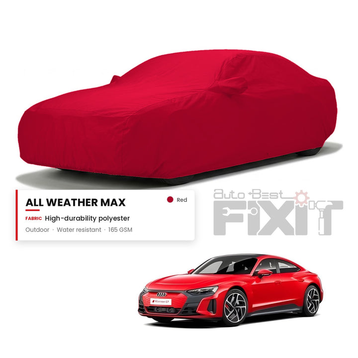 Audi e-tron GT Car Body Cover Waterproof, Scratch Proof with Cotton Lining, Mirror & Antenna Pockets
