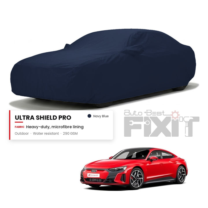 Audi e-tron GT Car Body Cover Waterproof, Scratch Proof with Cotton Lining, Mirror & Antenna Pockets