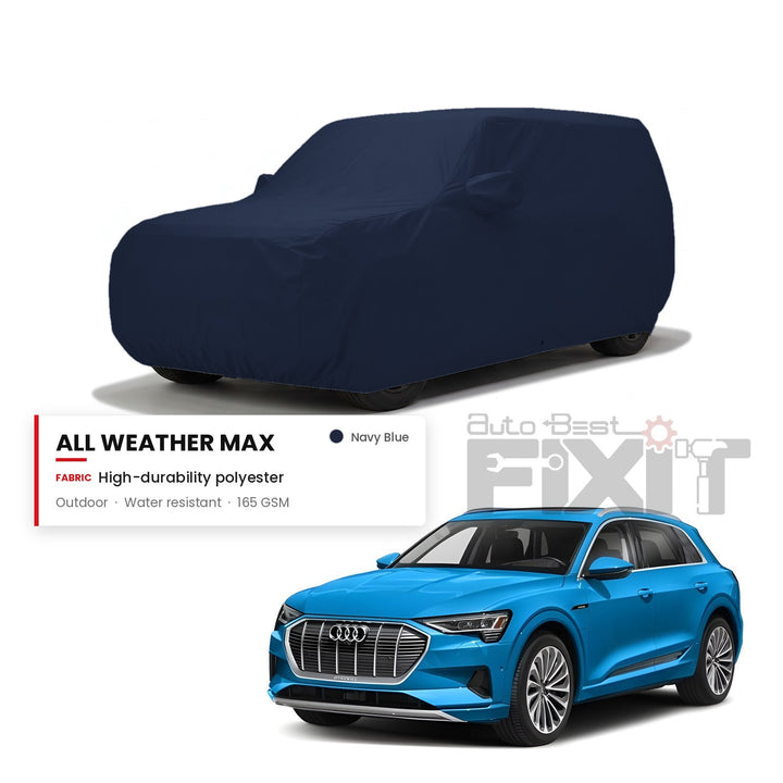Audi e-tron Car Body Cover Waterproof, Scratch Proof with Cotton Lining, Mirror & Antenna Pockets
