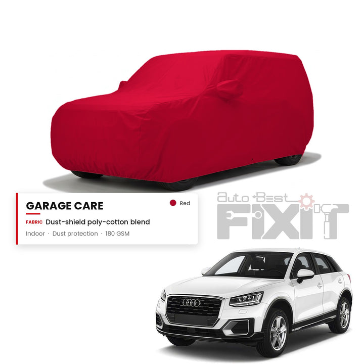 Audi Q2 Car Body Cover Waterproof, Scratch Proof with Cotton Lining, Mirror & Antenna Pockets