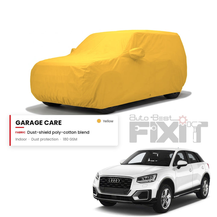 Audi Q2 Car Body Cover Waterproof, Scratch Proof with Cotton Lining, Mirror & Antenna Pockets