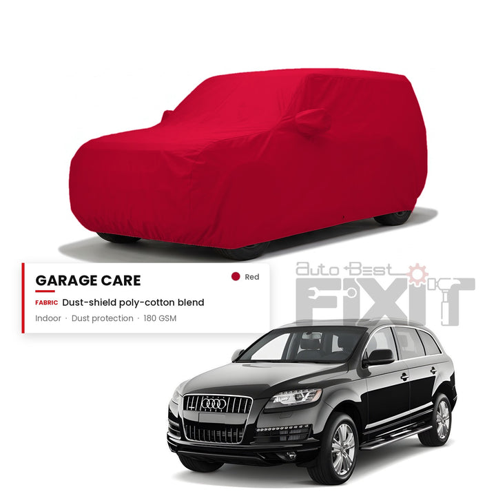 Audi Q7 Car Body Cover Waterproof, Scratch Proof with Cotton Lining, Mirror & Antenna Pockets