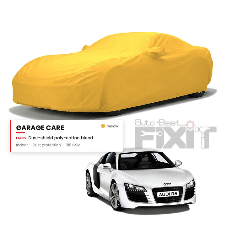 Audi R8 Car Body Cover Waterproof, Scratch Proof with Cotton Lining, Mirror & Antenna Pockets