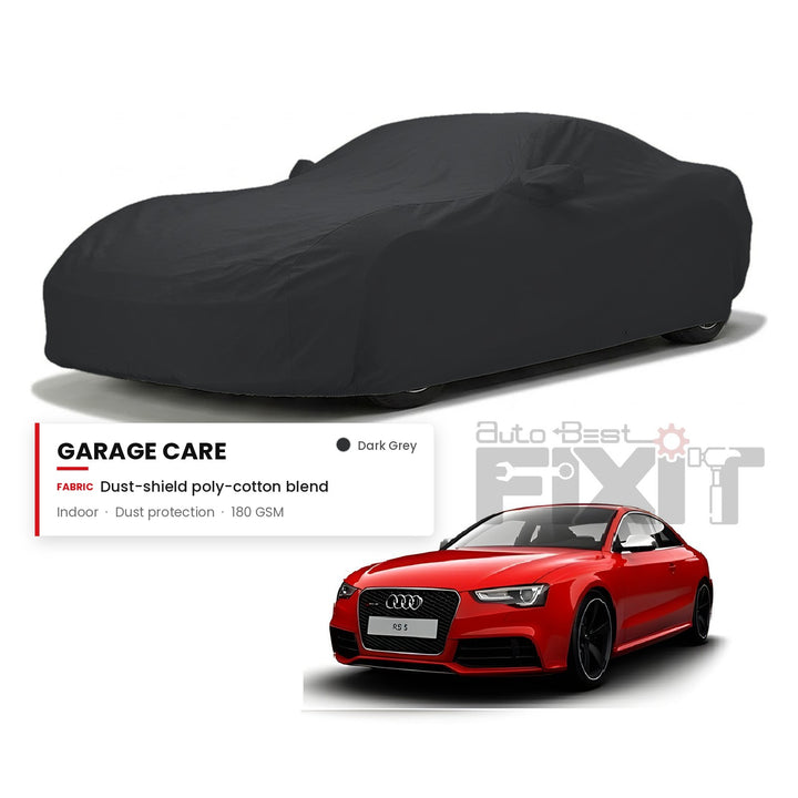 Audi RS5 Car Body Cover Waterproof, Scratch Proof with Cotton Lining, Mirror & Antenna Pockets