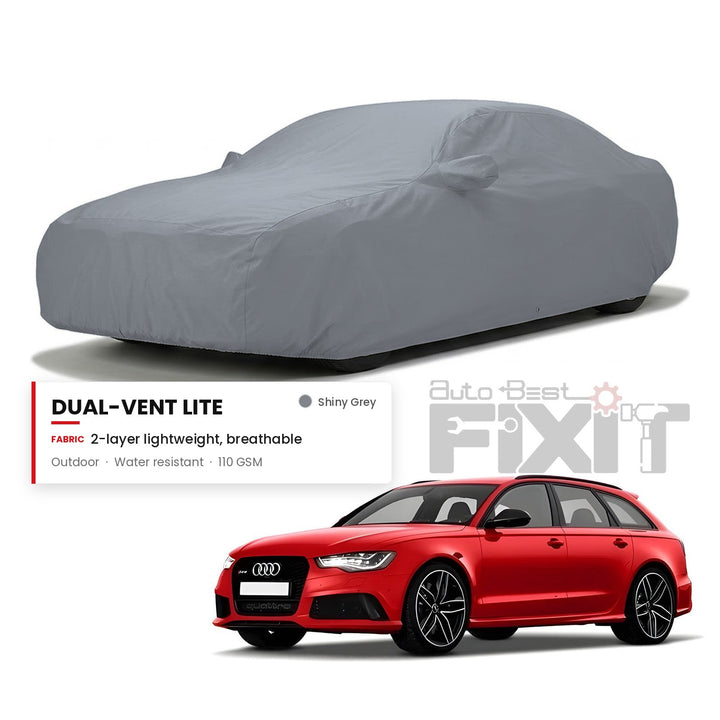 Audi RS6 Car Body Cover Waterproof, Scratch Proof with Cotton Lining, Mirror & Antenna Pockets