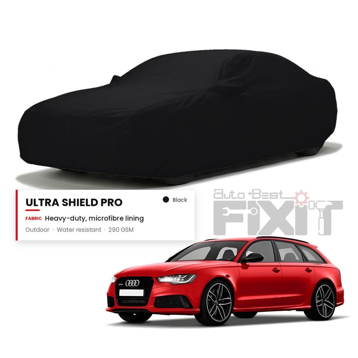 Audi RS6 Car Body Cover Waterproof, Scratch Proof with Cotton Lining, Mirror & Antenna Pockets