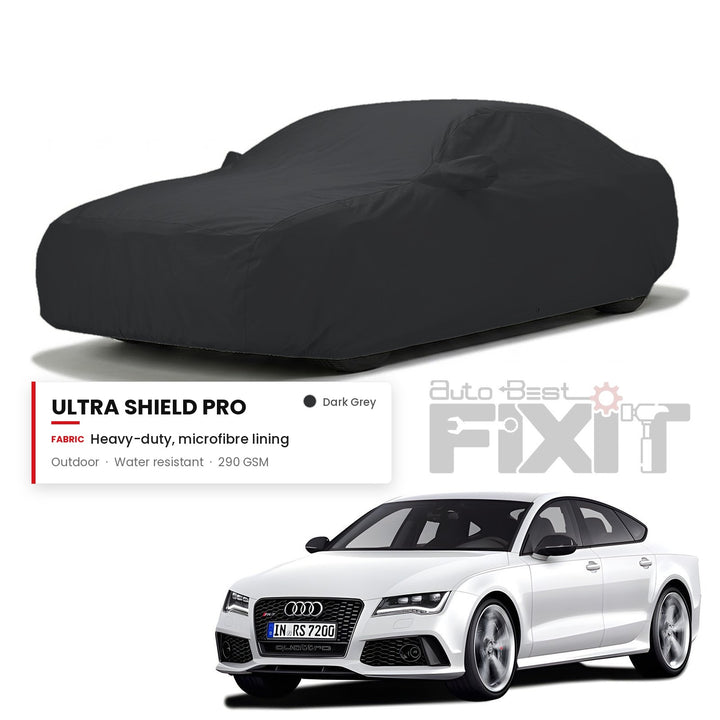 Audi RS7 Car Body Cover Waterproof, Scratch Proof with Cotton Lining, Mirror & Antenna Pockets