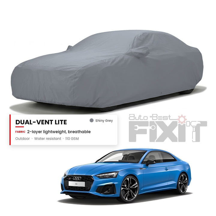 Audi S5 Car Body Cover Waterproof, Scratch Proof with Cotton Lining, Mirror & Antenna Pockets