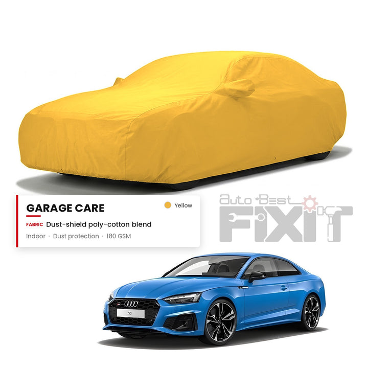 Audi S5 Car Body Cover Waterproof, Scratch Proof with Cotton Lining, Mirror & Antenna Pockets